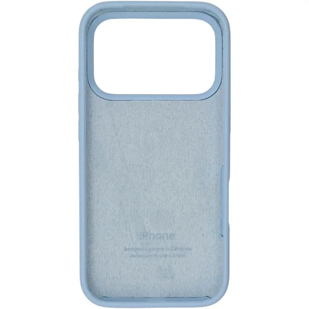 Чохол Silicone Case для Apple iPhone 17 Pro Mist Blue AA [145198] - фото 2