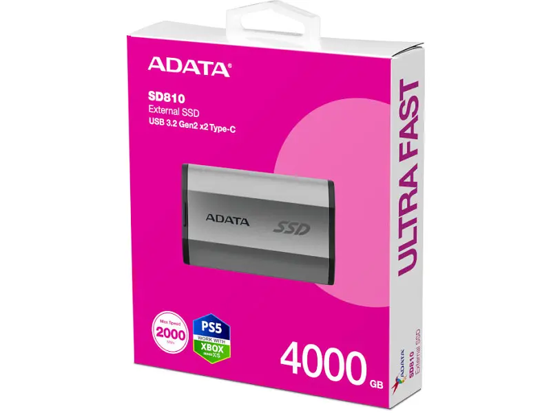 SSD-накопичувач ADATA SD810 4 TB (SD810-4000G-CSG) - фото 6