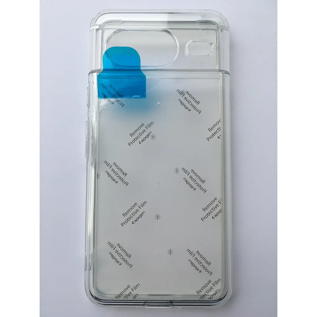 Оригиинальный противоударный чехол Spigen Ultra Hybrid для Google Pixel 8 (6.2") Clear ACS06278 прозрачный  - фото 7