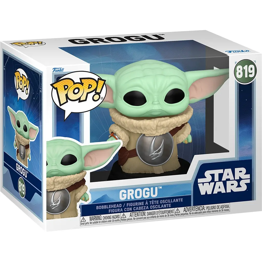 Фігурка Funko Pop серії Мандалорець - Ґроґу з бронею Брудорога (90447) - фото 2