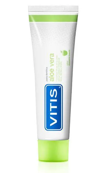 Зубная паста VITIS ALOE VERA, комплексно, яблоко-мята, 100 мл - фото 2