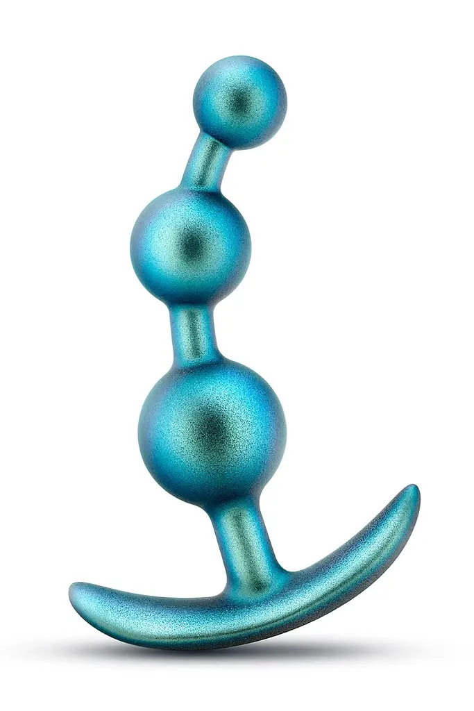 Анальная пробка Anal Adventures Matrix Gamma Plug 13.3 см (голубой) - фото 2