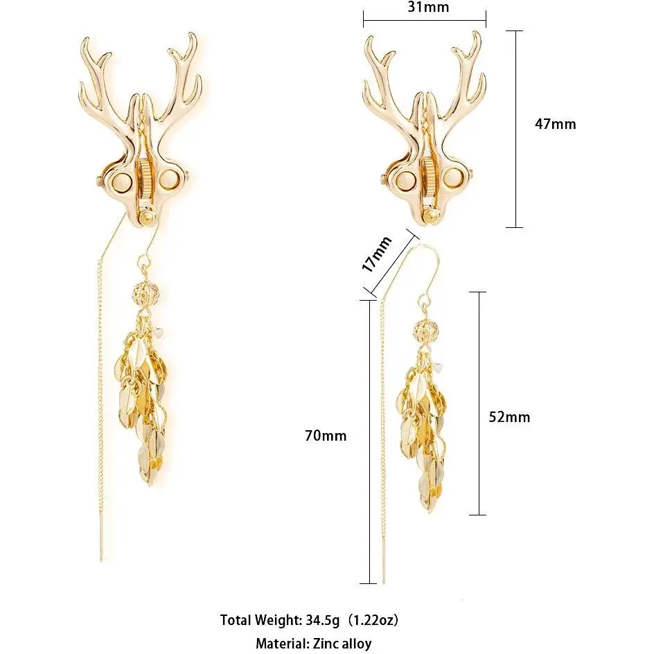Затискачі для сосків Lockink Sevanda Stag Adjustable Nipple Clamps Set - фото 2