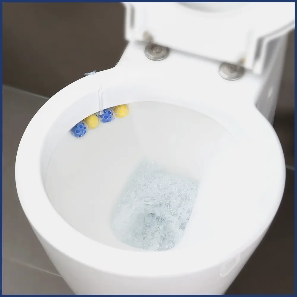 Туалетний блок для унітазу Bref Сила актив Свіжість лимона 150 г (3 шт. х 50 г) (536075) - фото 7