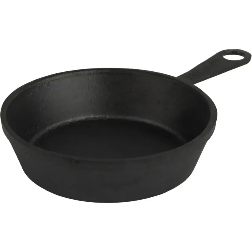 Сковорода Brizoll Horeca порційна з ручкою та з круглою підставкою 14 см (H1430R-DK) - фото 6