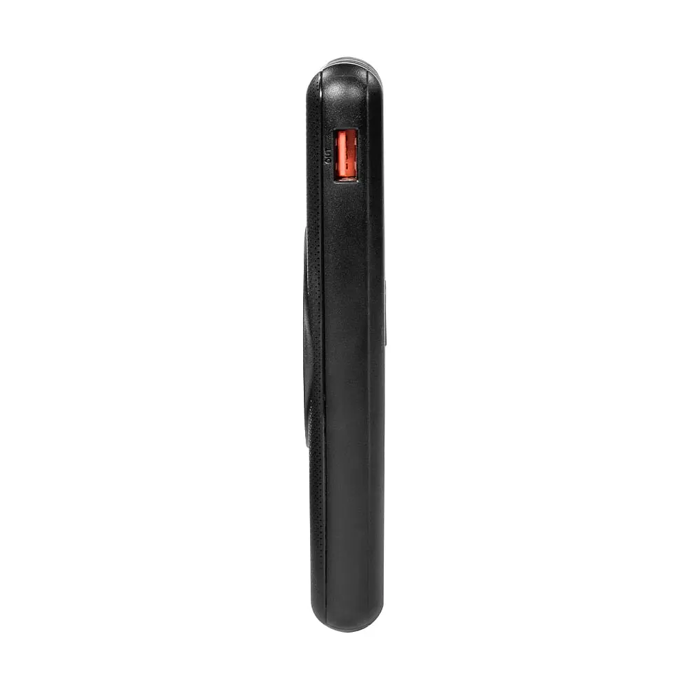 Повербанк 10000mAh Power Bank Kraft KPB-1110W Black бездротова зарядка (43-00099) - фото 4