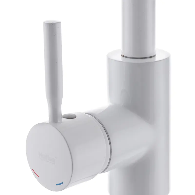 Змішувач для кухні Haiba Hans 011 white HB0818 Білий матовий - фото 4