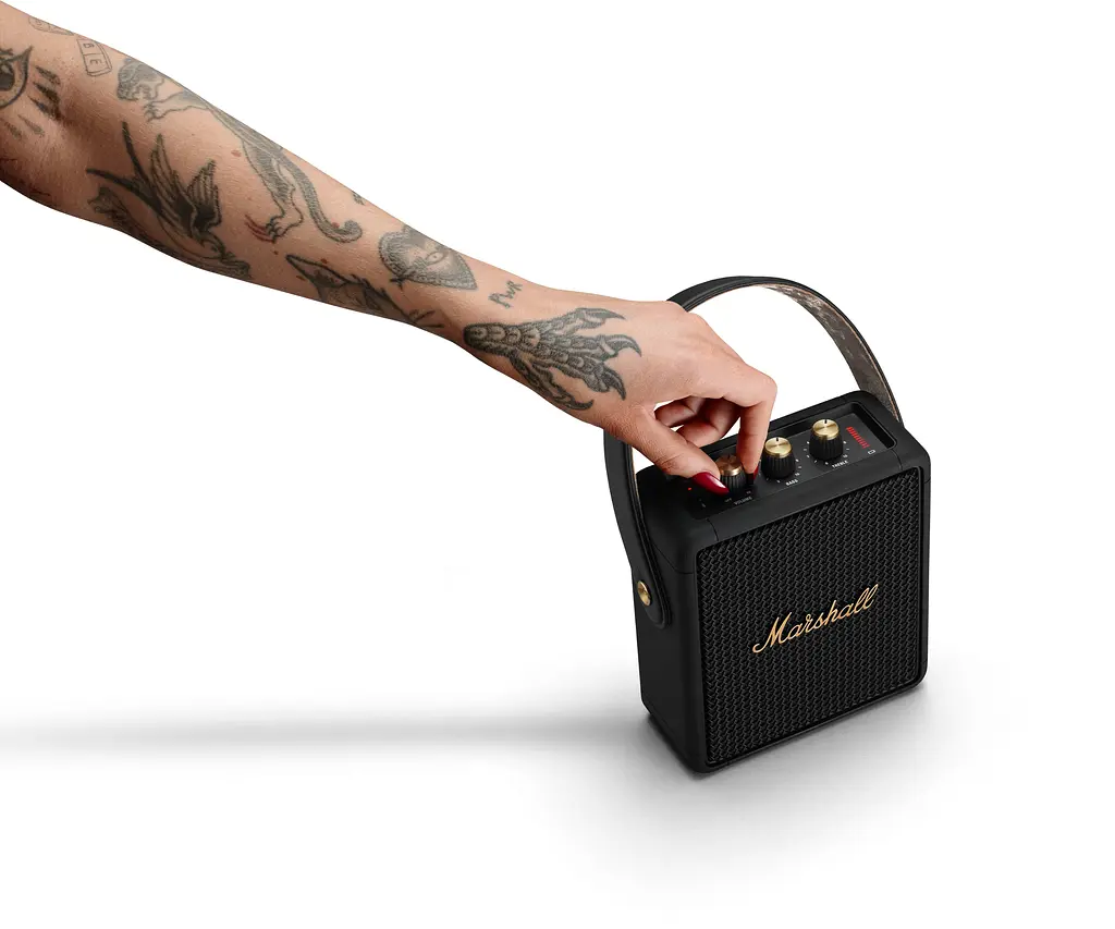 Портативная акустика Marshall Portable Speaker Stockwell II Black and Brass (1005544) [70306] - фото 13