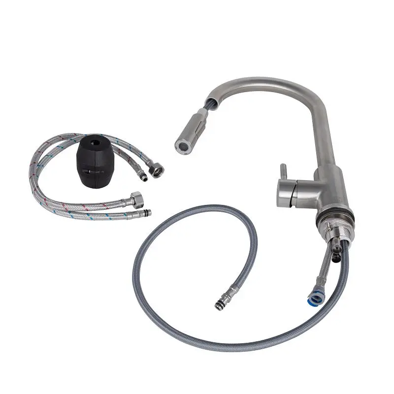 Змішувач для кухні Lidz Aria 04U-SFS LD376AR43397 - фото 4
