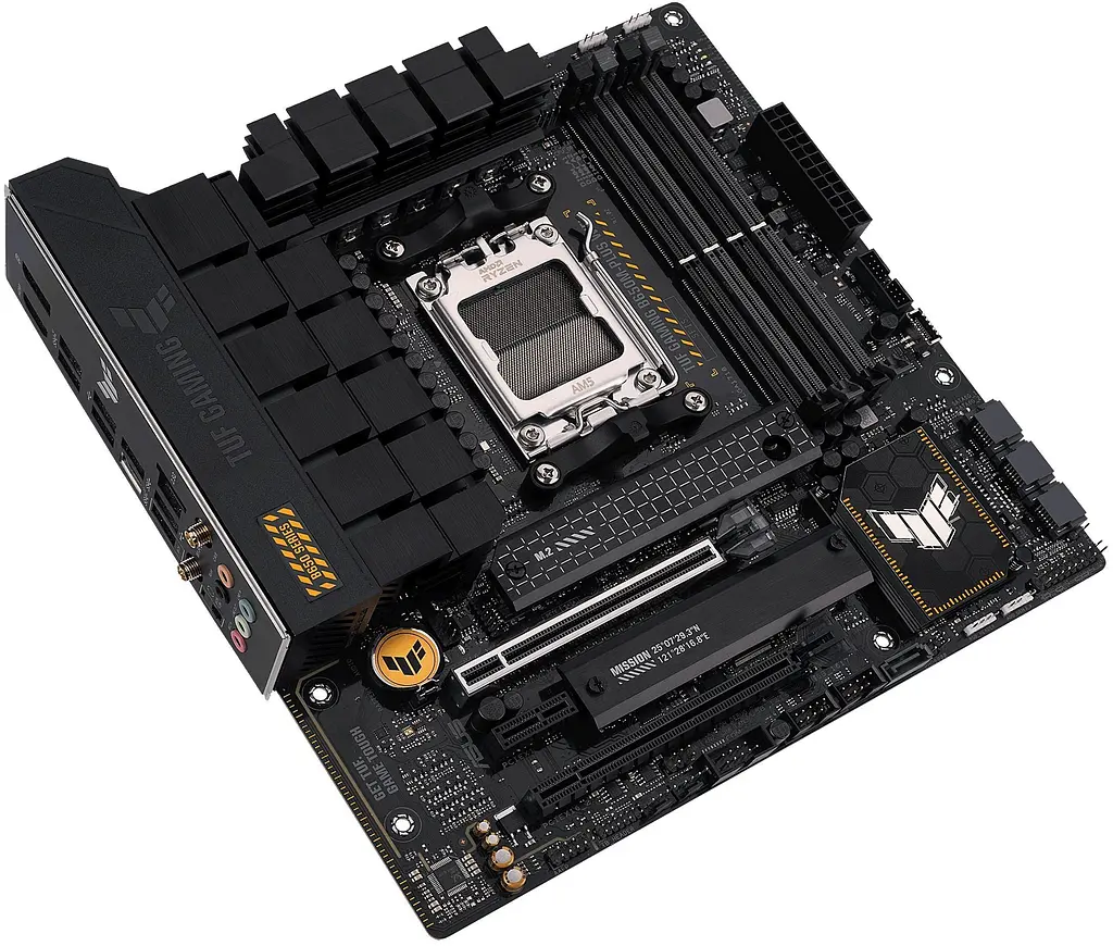 Материнcька плата TUF GAMING B650M-PLUS WIFI sAM5 B650 4xDDR5 M.2 HDMI DP Wi-Fi BT mATX Asus teh0019068 - фото 5