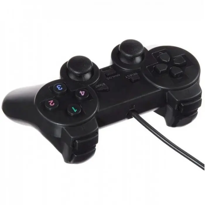 USB джойстик для ПК PC GamePad DualShock вибро DJ-208 - фото 3
