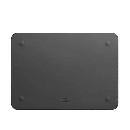 Чохол WiWU Skin Pro II Leather Sleeve Case для MacBook Air 13 (2018-2025) / Pro (2016-2022) (Grey) [46443] - фото 3