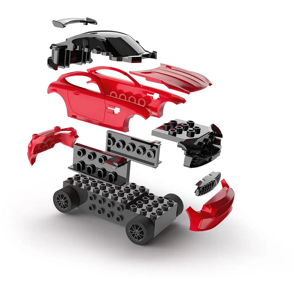 Збірна модель Revell Mercedes-AMG GT R Red Car рівень 1 масштаб 1:43, 10 деталей (RVL-23154) - фото 5