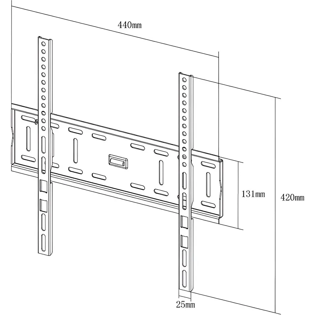 Крепление для телевизора X-Digital Steel SF305 Black [133630] - фото 2
