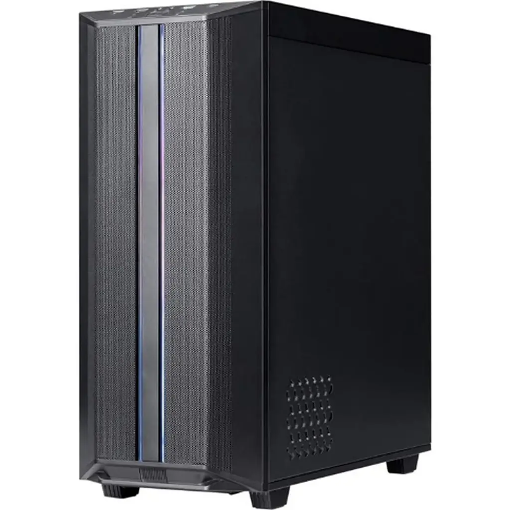 Корпус Prologix E122 Tempered Glass&Mesh Black [146857] - фото 6