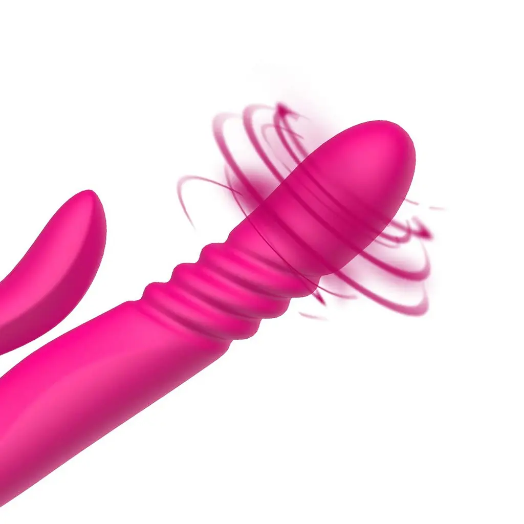 Вібратор B - Series Cute Deluxe Twirling Vibrating Thruster, 23 см (рожевий) - фото 10