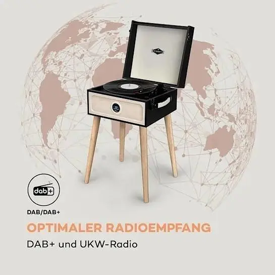 Програвач вінілу Auna Sarah Ann DAB (10034096) - фото 3