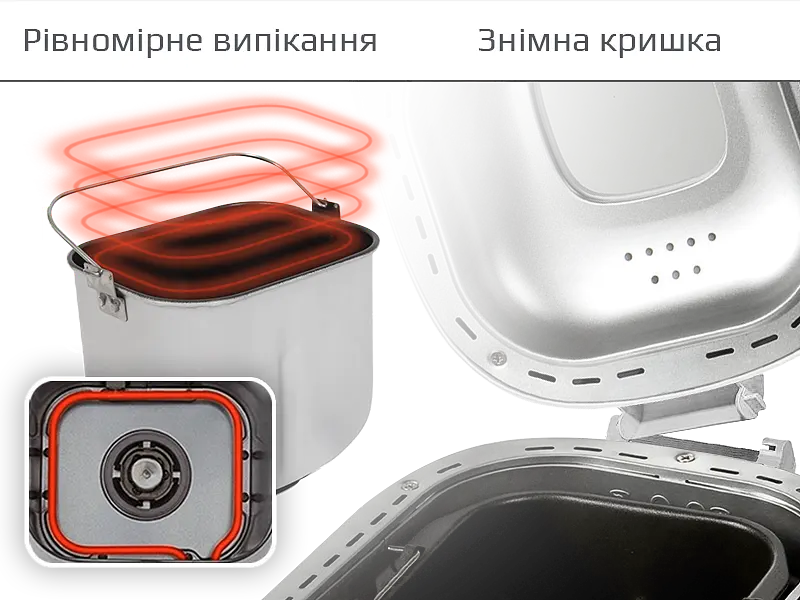 Хлібопічка Liberton LBM-6190 - фото 6
