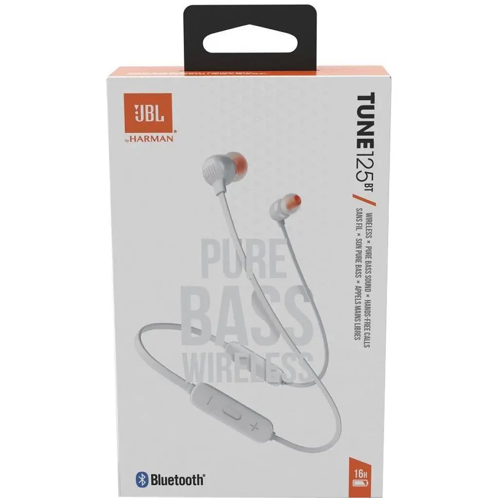 Гарнитура JBL TUNE 125BT (JBLT125BTWHT) White - фото 9