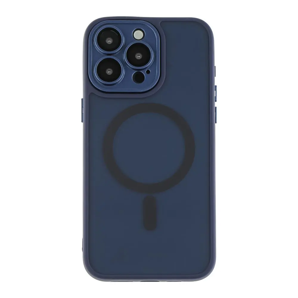 Чохол-накладка Magnetic Matte Camera Lens with Magsafe Apple iPhone 13 Pro Max Dark Blue (35210_3345327)