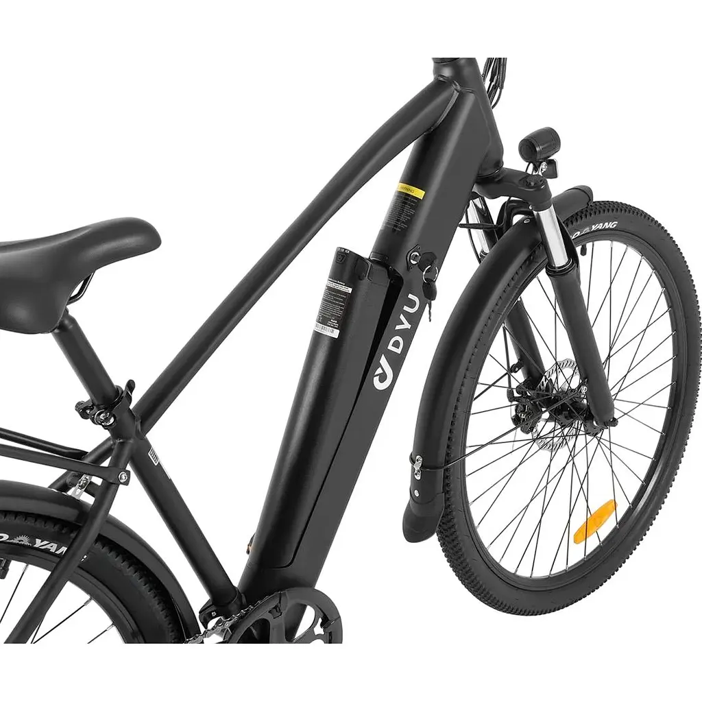 Электровелосипед DYU C5 Black [131855] - фото 7