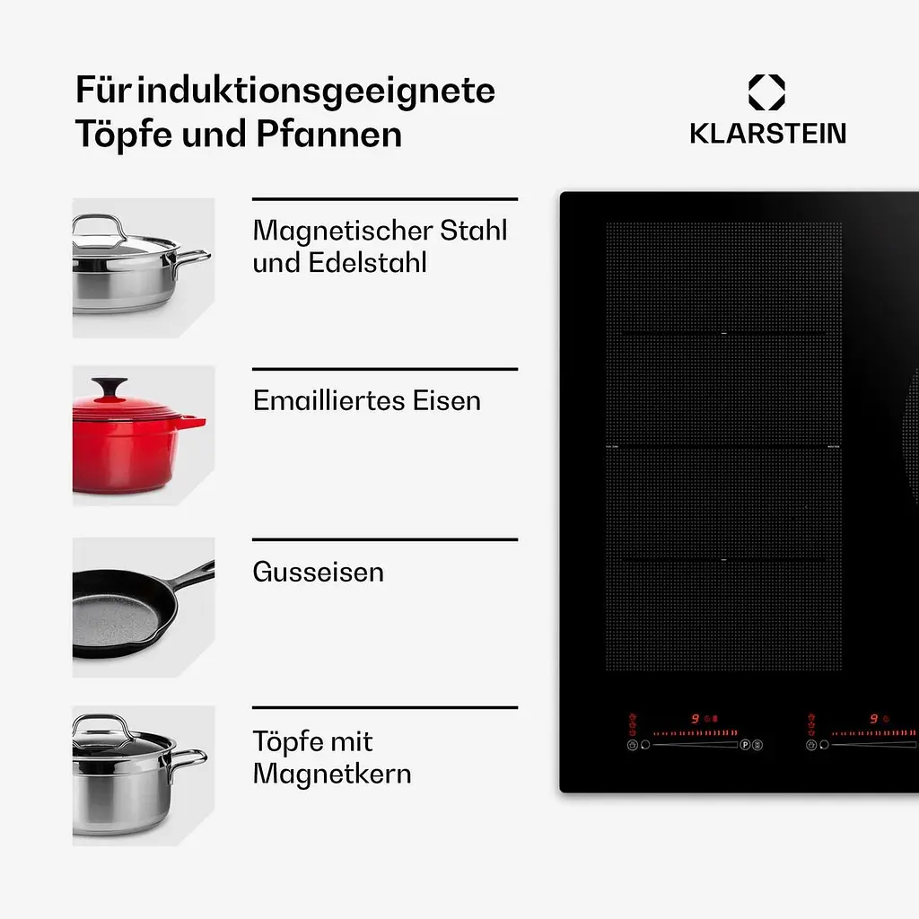 Индукционная плита Klarstein Masterster 90 Flex (10045794) - фото 4