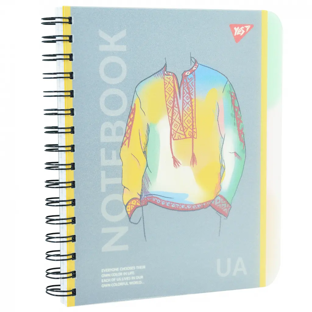 Зошит для записів Yes Notebook UA А5 144 аркуші пластикова обкладинка 3 шт. (681951) - фото 2