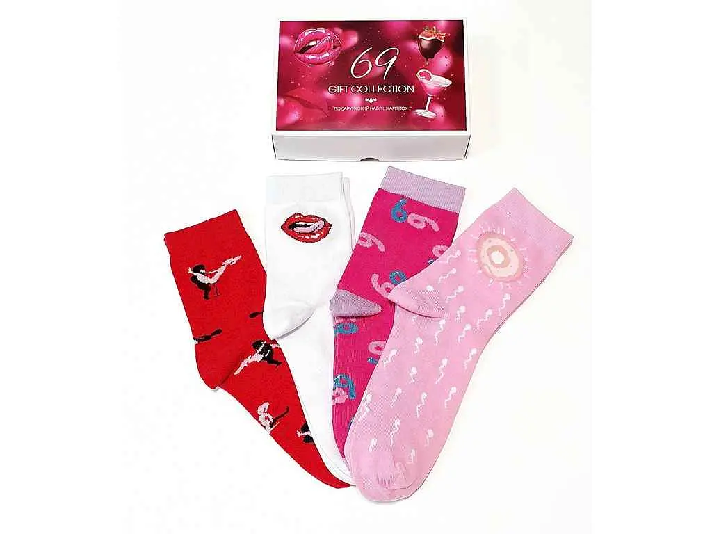 Шкарпетки SUPER SOCKS S189 Номер 69 набір жін арт.009/к р.36-40 4пар - фото 4