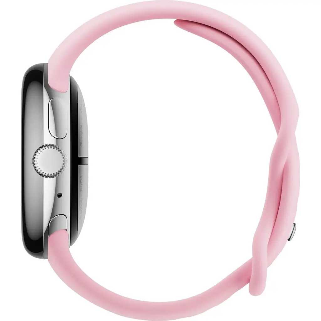 Смарт-годинник Google Pixel Watch 3 41mm Matte Polished Silver/Rose Quartz Band [127990] - фото 3