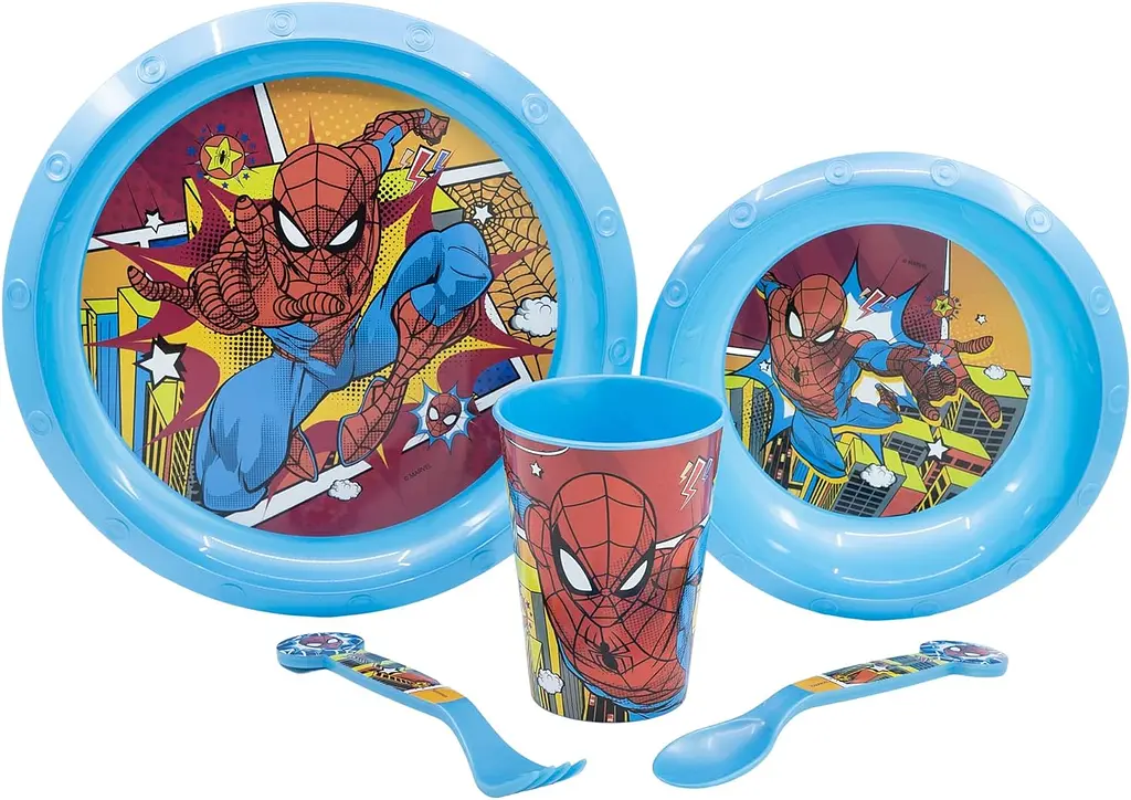 Набір посуду дитячий Stor Spider-Man 5 предметів (74715)