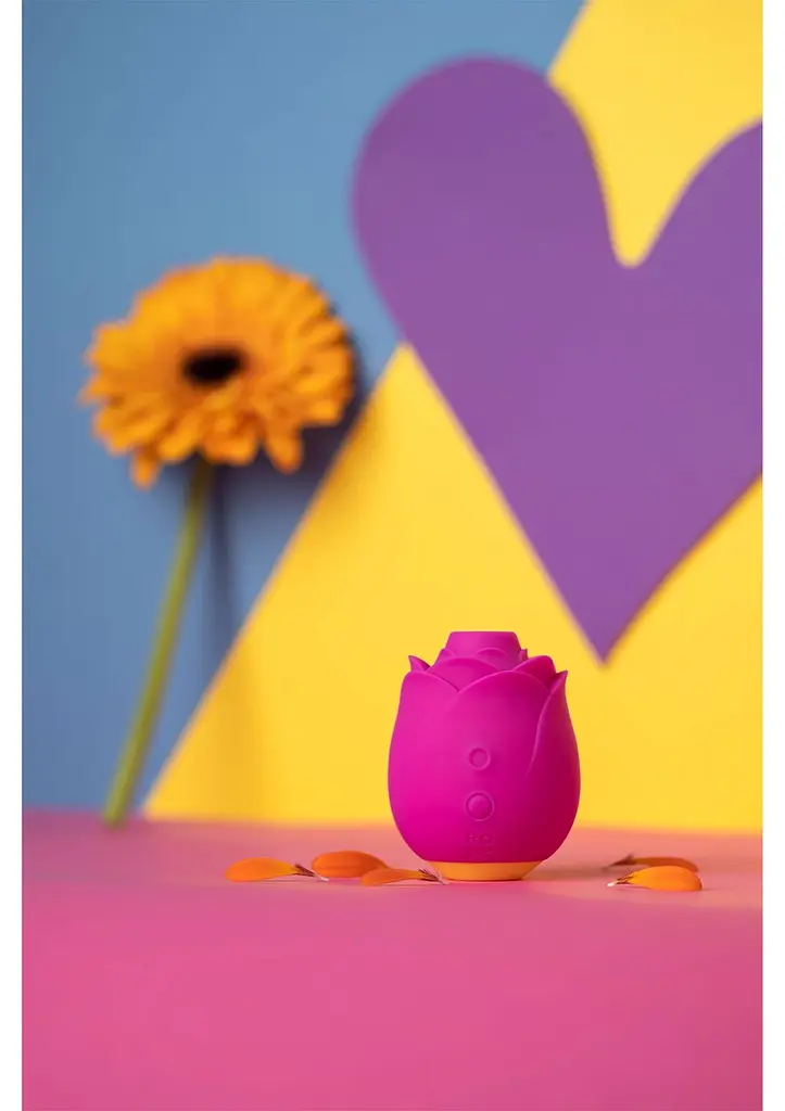 Вакуумный стимулятор клитора Romp Rose розовый - фото 11