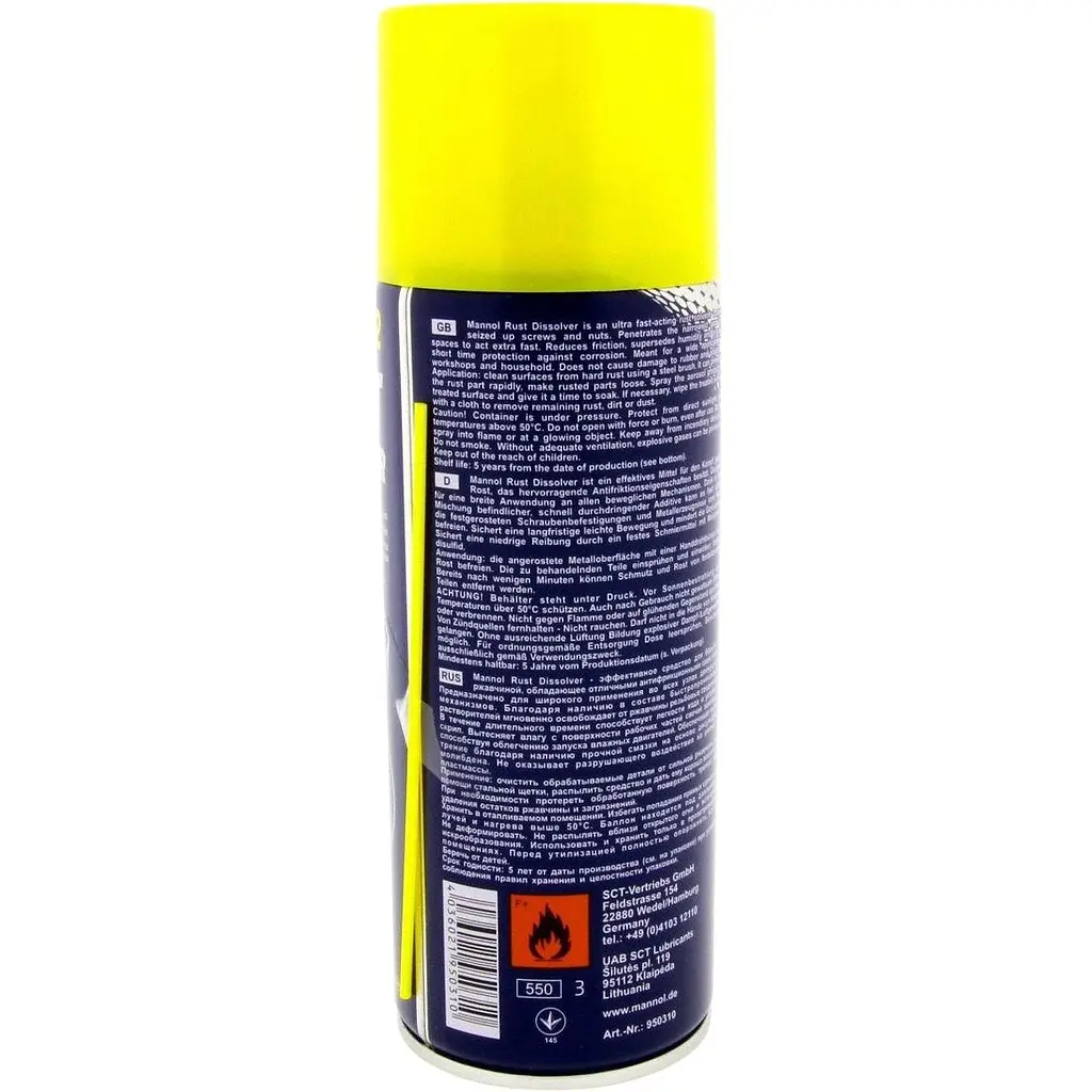 Перетворювач іржі Mannol Rust Dissolver 450 мл - фото 3