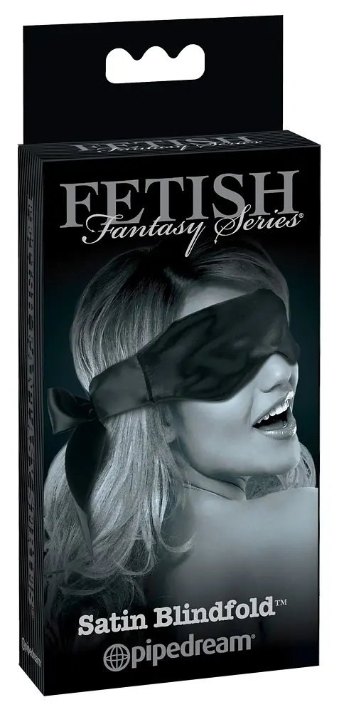 Маска на очі Pipedream Fetish Fantasy Series Satin Blindfold (чорний) - фото 3