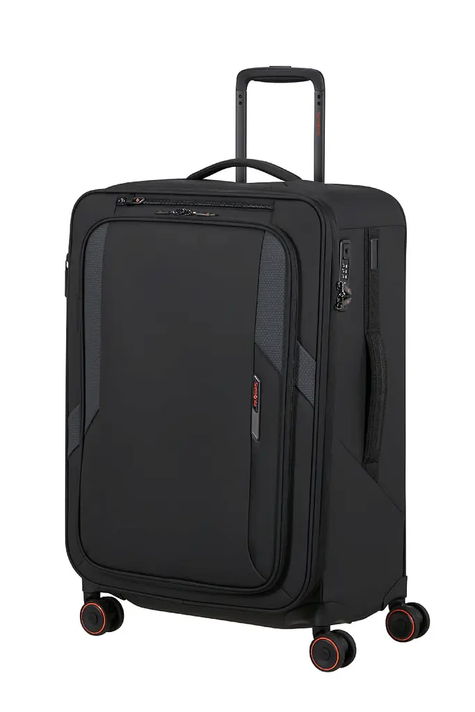 Валіза 67 См Samsonite GLAZED BLACK 67x44x30(33) KT9*09002 - фото 3