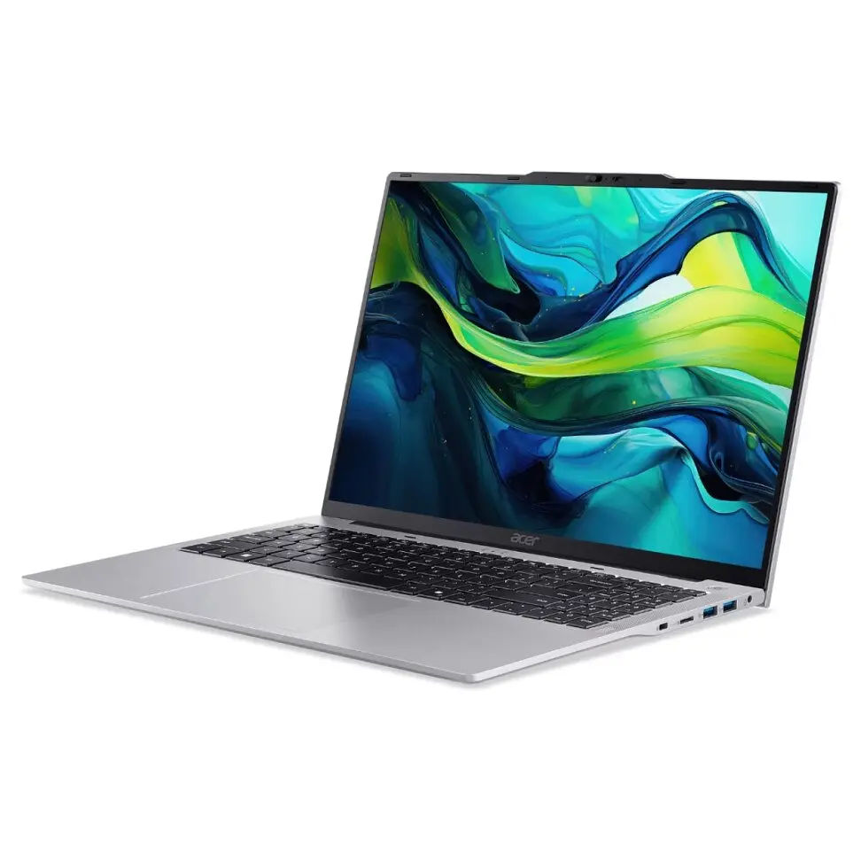 Ноутбук Acer Aspire Lite 16 AL16- 52P- 50A8, NX. J5SEX. 001, 16, Intel Core i5- 1334U (10 ядер), Intel Iris Xe, 16GB 4800MHz (1x16GB) DDR5, Silver - фото 3