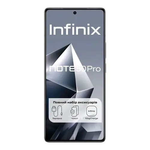 Смартфон NOTE 50 Pro (X6855), Shadow Black, 6.78" (2436x1080, 144 Гц, AMOLED) Infinix teh0019875 - фото 2