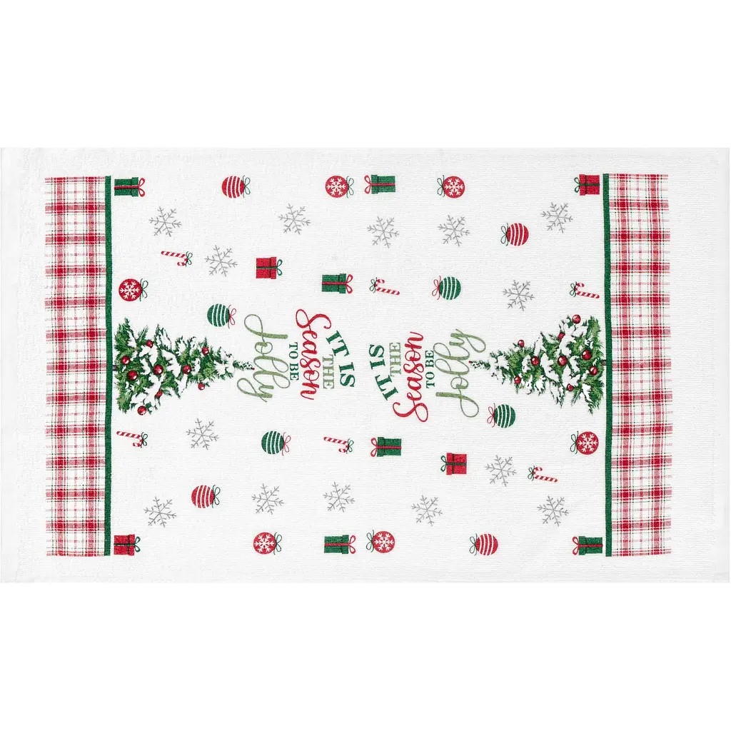 Набір рушничків для кухні Ardesto Christmas Tree 38 x 63 см 2 шт. зелений (ART3863HT) - фото 3