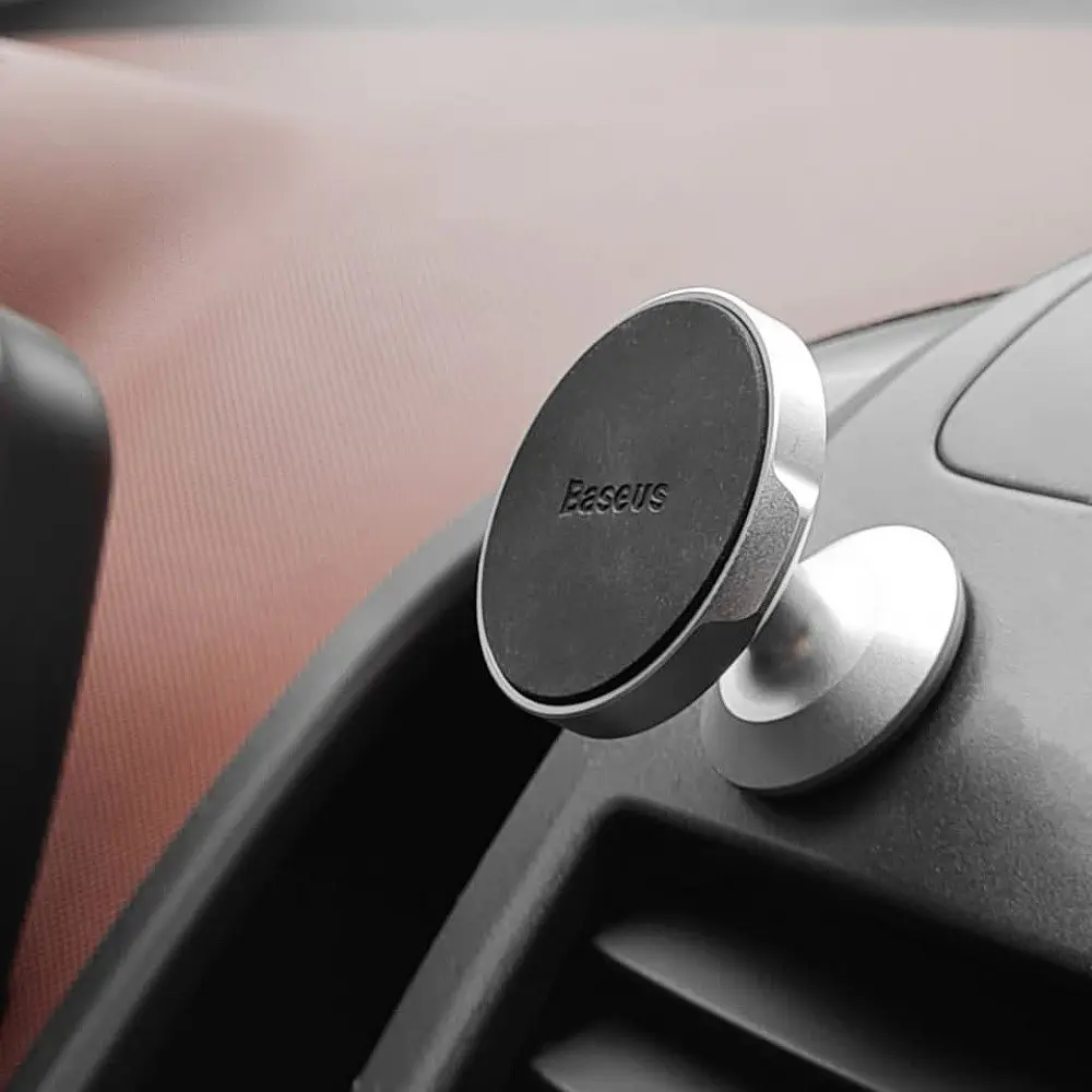 Автодержатель Baseus Small Ears Series Magnetic Suction Bracket Vertical Type черный (14522) - фото 3