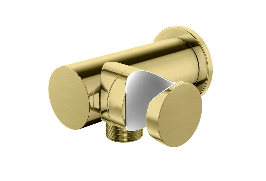 Душова система Kohlman Experience 25 brushed gold + BOX прихованого монтажу KPL-QW211EGDBR25, Золотий - фото 5