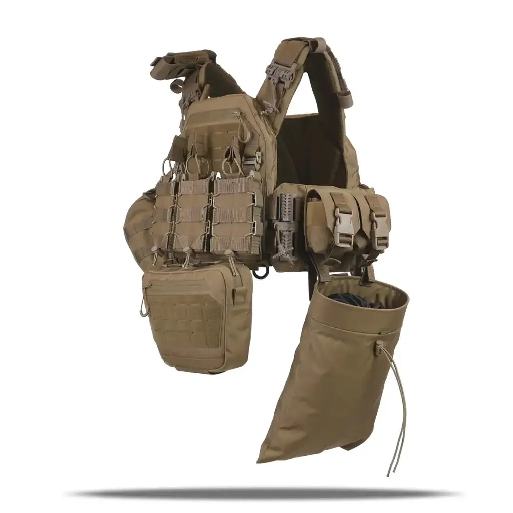 Плитоноска Kiborg GU gen.2 + 8 підсумків Coyote (1000-k66001) - фото 6