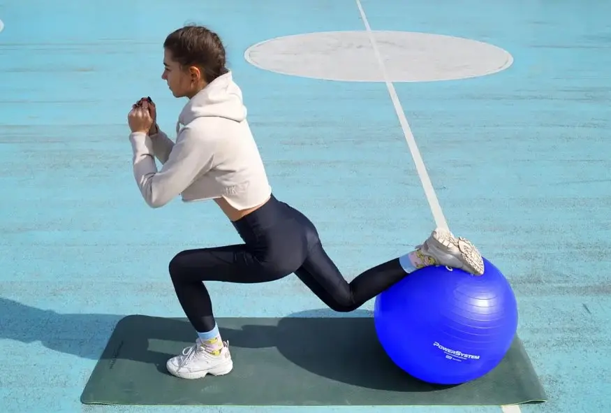 М'яч для фітнесу (фітбол) Power System PS-4011 Ø55 cm PRO Gymball Blue (PS-4011_55cm_Blue) - фото 3