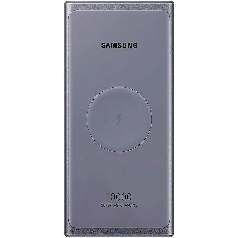 Зовнішній акумулятор Samsung Wireless 10000mAh Gray [EB-U3300XJEGEU] [101849] - фото 2