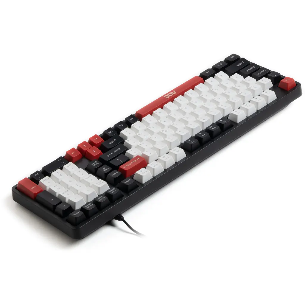 Клавіатура AOC GK116H1 LED USB UA White/Red/Black (GK116H1/97) - фото 7