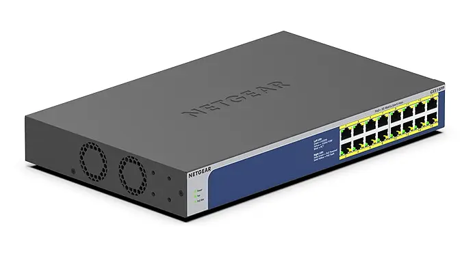 Коммутатор GS516PP 16xGE PoE, 260Вт, неуправляемый NETGEAR teh0018213 - фото 4