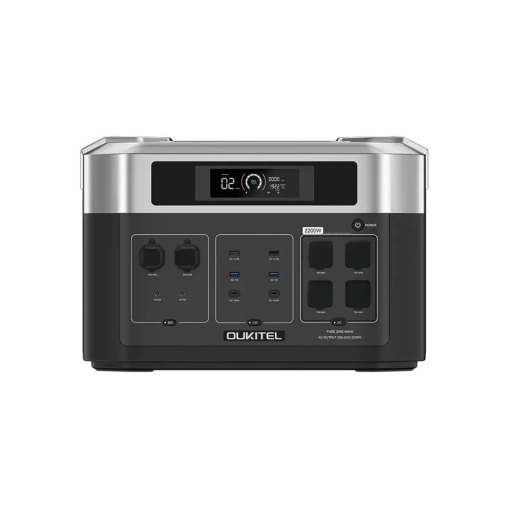 Портативна зарядна станція OUKITEL BP2000E (2048 Вт·год / 2200 Вт) (42-00100) - фото 2