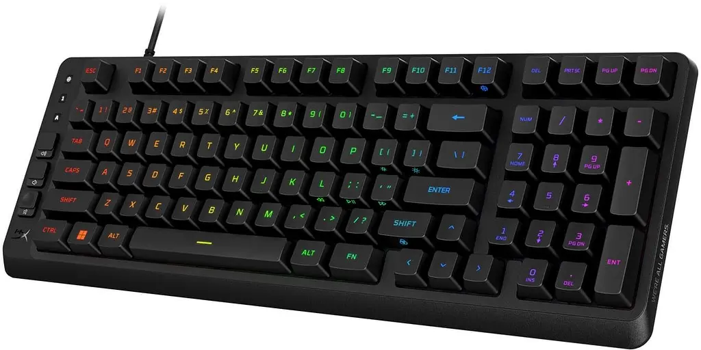 Клавиатура HyperX Alloy Origins EVE 1800 99key Red USB-A EN/UA RGB Black (B7JE0AA) - фото 4