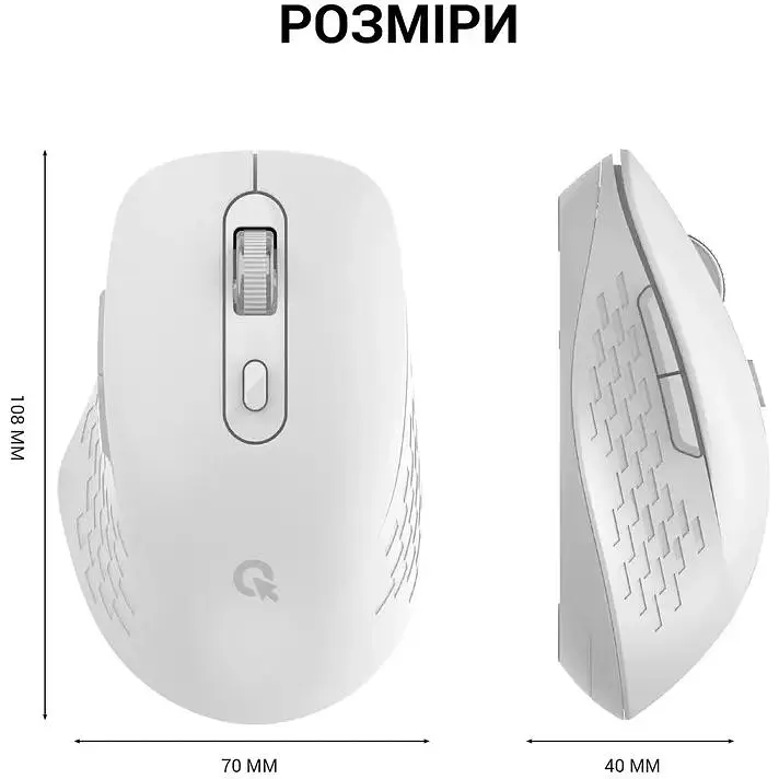 Миша OfficePro Wireless біла (M230W) - фото 6