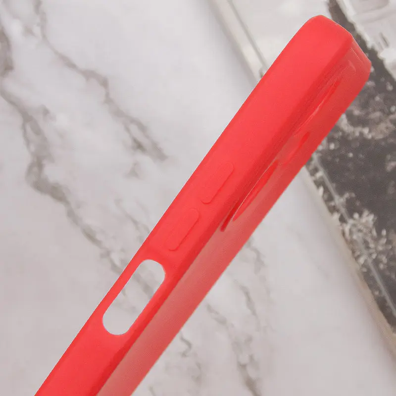 Силиконовый чехол Candy Full Camera для Infinix Hot 30 Play Красный / Red - фото 4