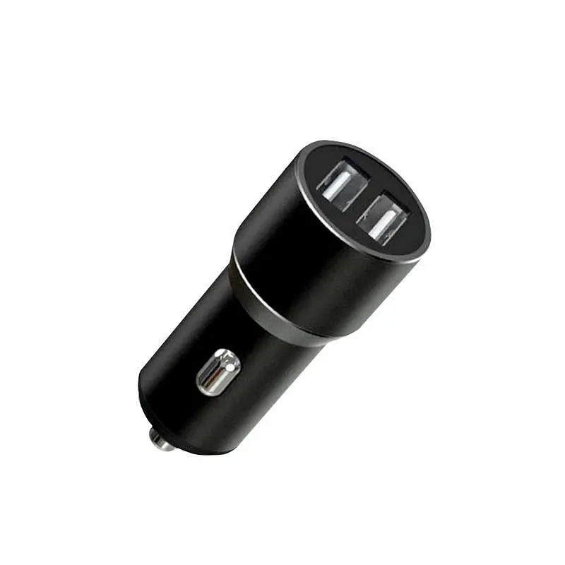 Автомобільний зарядний пристрій XO TZ09 (2USB, 2.4A) Чорний (6920680873487) + кабель microUSB