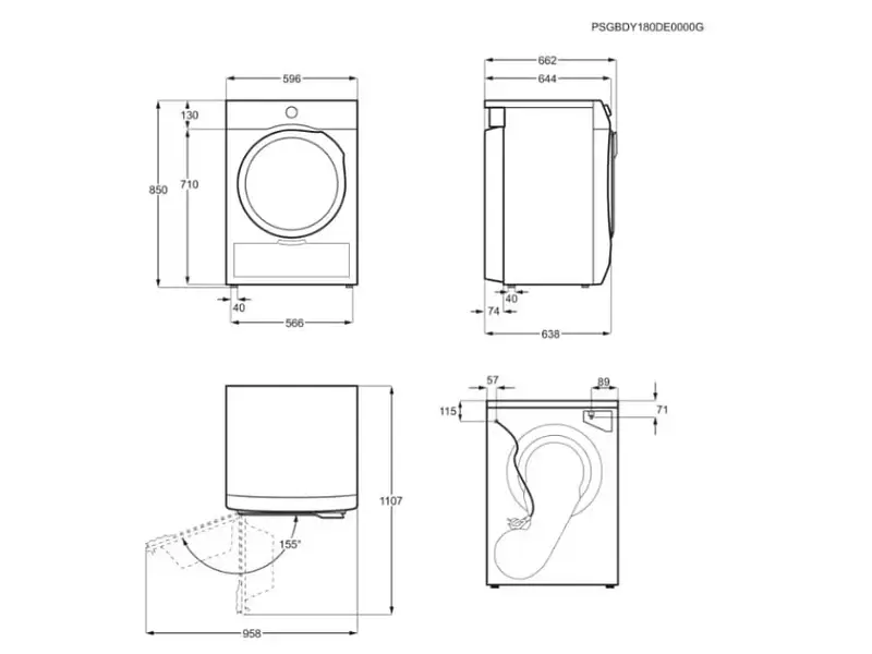 Сушильна машина Electrolux EW6D283YU - фото 4